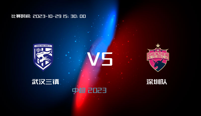 10月29日 中超 武汉三镇VS深圳队 赛事前瞻
