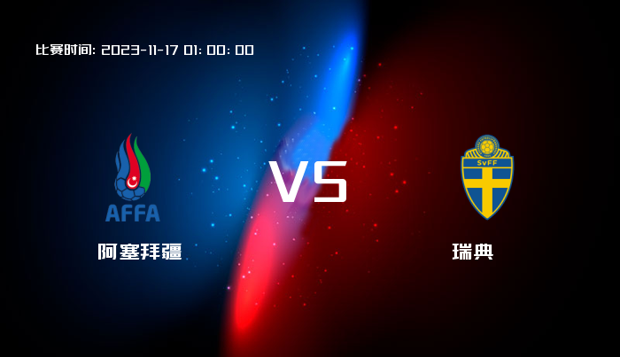 11月17日 欧洲杯 阿塞拜疆VS瑞典 赛事前瞻